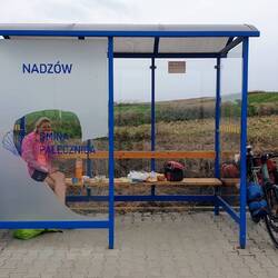 Windschutz für unsere letzte Pause