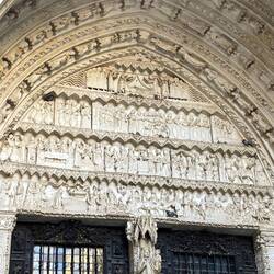 Tympanum of Toledo Cathedral