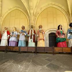 These mannequins are used for various fetes and celebrations