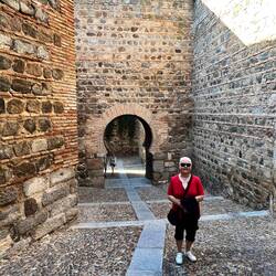 Danielle on the Calle del Gerardo Lobo