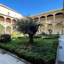 Cloister in the Santa Cruz hospital