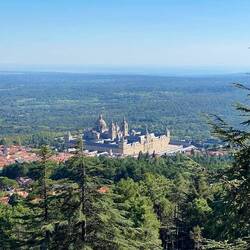 El Escorial from above