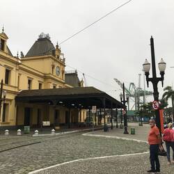Bahnhof - damals nur für den Gütertransport gebaut