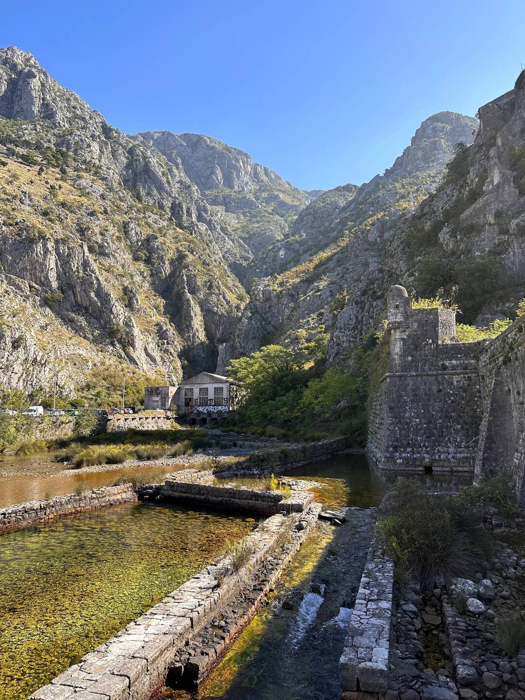 The surrounding hills of Kotor