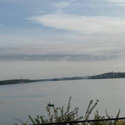 Built just 10 years ago - New Europe Bridge connecting Bulgaria and Romania, near Vidin