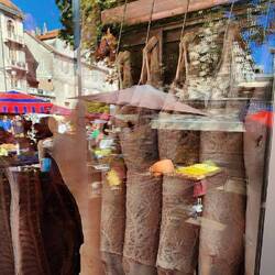 Sides of pork and whole Lamb