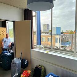 Stayokay Oost family room for 4. Bunkbeds fun