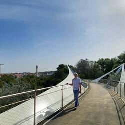 Fancy pedestrian bridge