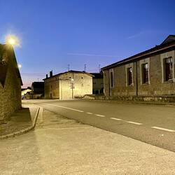 We left Atapuerca when the sun was just below the horizon, a very peaceful little town