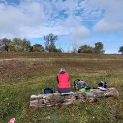 Hinter dem Deich ist endlich wieder die Oder!