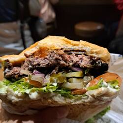 Belohnung am Abend: Fergburger Deluxe