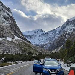 Auf dem Weg zum Milford Sound