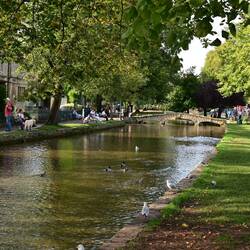 Bourton-on-the-Water, the River Windrush
