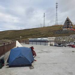 Gemütlicher Zeltplatz an der Passstraße