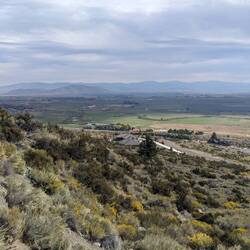 View from 5200ft down to Carson Valley.