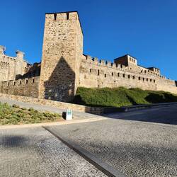Templar Castle in Ponferrada. Look up Templar when you get a chance