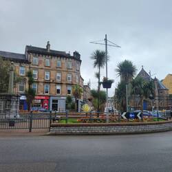 The gulf stream moderates the temperature so we saw palm trees and tropical plants. Cool and wet