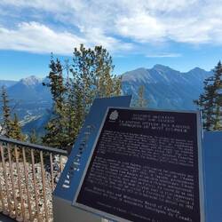 Ganz oben beim Sulphur Mountain.