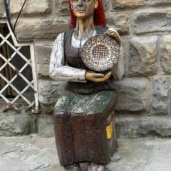 Entrance to a ceramic maker's shop