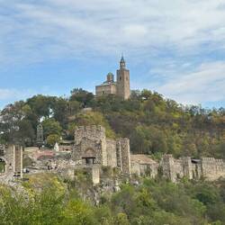 Tsarevets Fortress overlooking Veliko Tarnovo