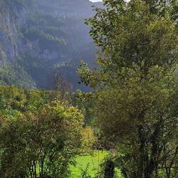 We can see the cable car lines from our balcony