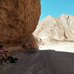 Pause nach der wilden Fahrt