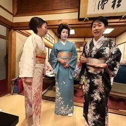 Geishas Ready to Perform