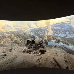 Diorama depicting Battle of Pleven