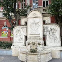Fountain in the town centre