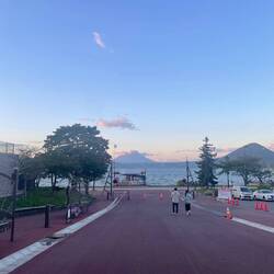 Mount Yotei in der Ferne