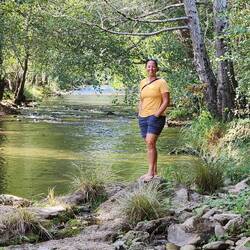 The river behind Casa Susi. The water is really cold.