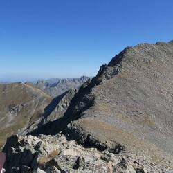 Ryggen op til Cime Est de l'Agnel