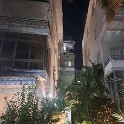 Best find ever. Restaurant on top floor in an art deco apartment.