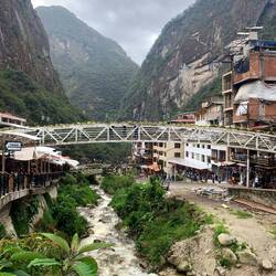 Aguas Calientes - town at the base of MP