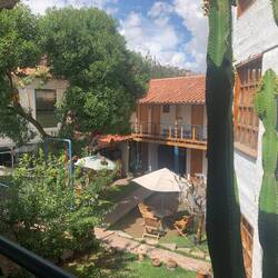Inner courtyard from our room