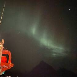 Nordlicht über den Lofoten