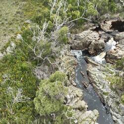 Aerial View of Nelson Bay River
