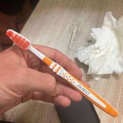 Ich hab in der allerersten herberge übeigens diese Zahnbürste gefunden. 🙌🏼