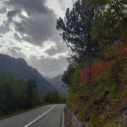 Dramatic colors in the Tara River valley