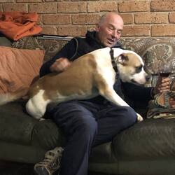 Andy with Boz