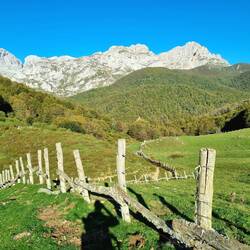 Beim Refugio Vegabaño Blick zurück woher wir kamen!