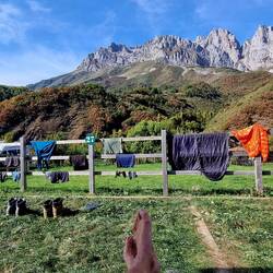 Relaxen mit Bergblick...