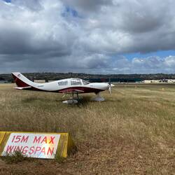 Parked up in the paspalum fields at Parafield