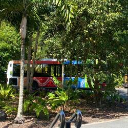 Shuttle bus to go into the Park