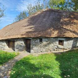 Funky house in O Cebreiro