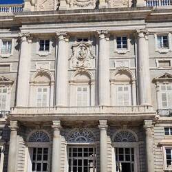 close up of outside the palace