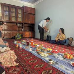 Dinner at the homestay