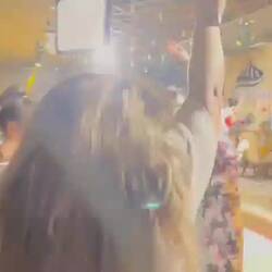 Crashing a wedding celebration!