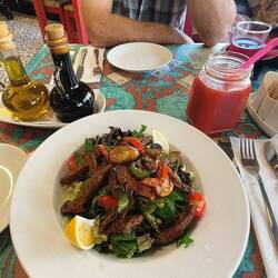 I had a lovely salad.