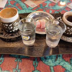 Turkish coffee and real Turkish Delight